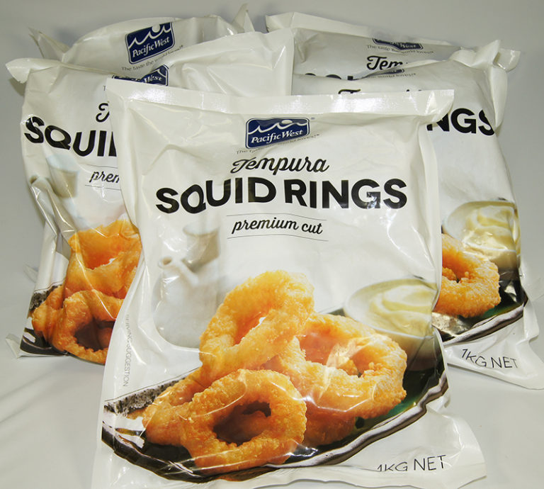 Squid Rings Tempura 16.10kg..5kg Box Seafood Warehouse